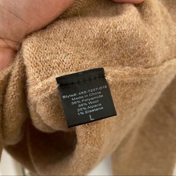 Jenni Kayne Puffy Crewneck Alpaca Wool Sweater - Picture 6 of 6